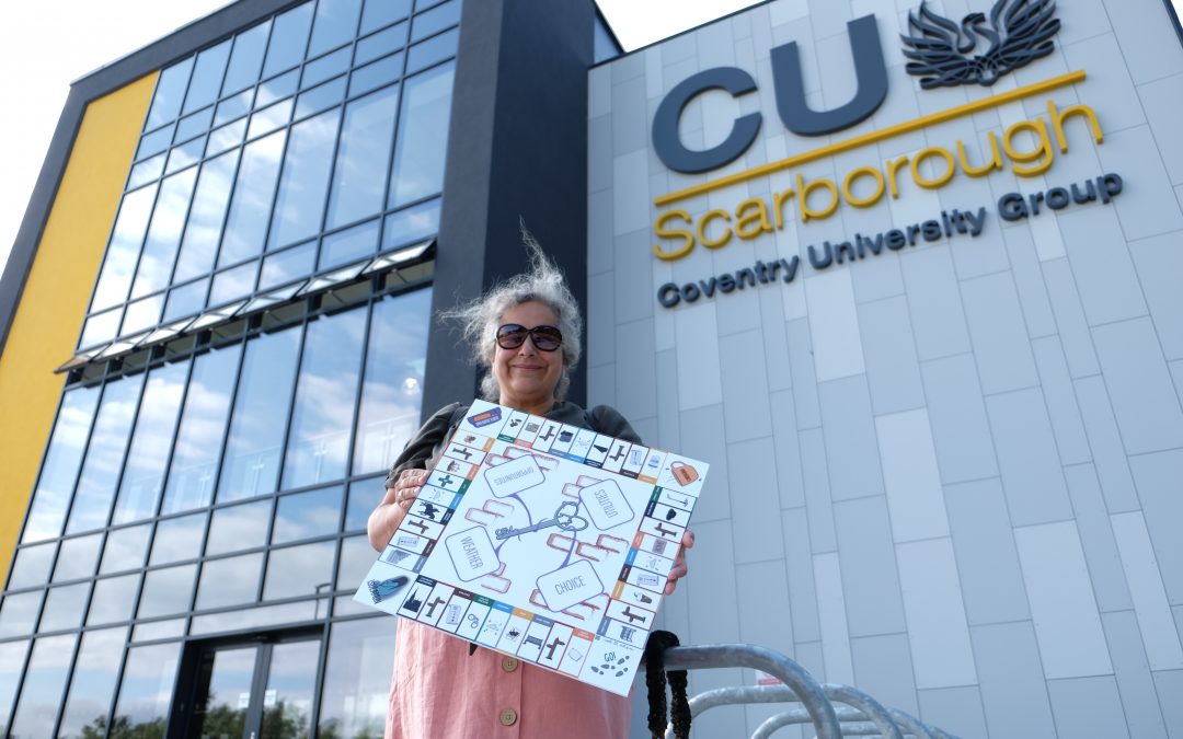 Jackie standing outside CU Scarborough